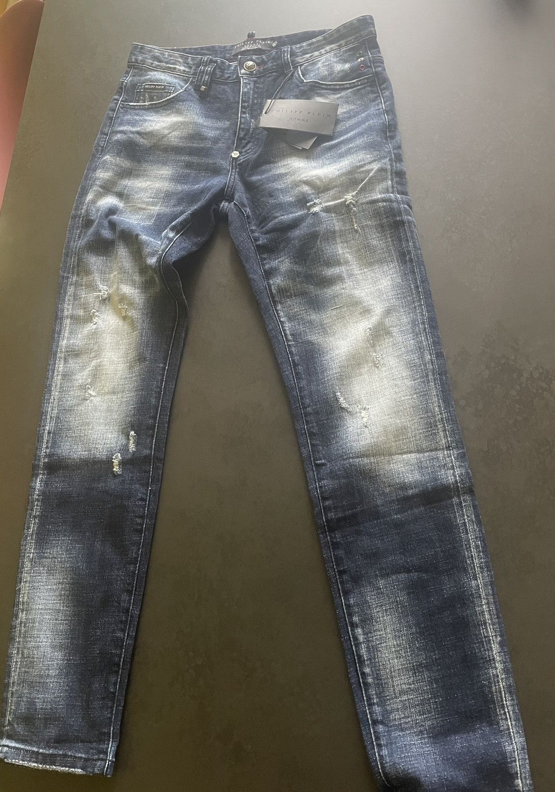 image of Philipp Plein Philip Plein Jeans in Blue, Men's (Size 32)