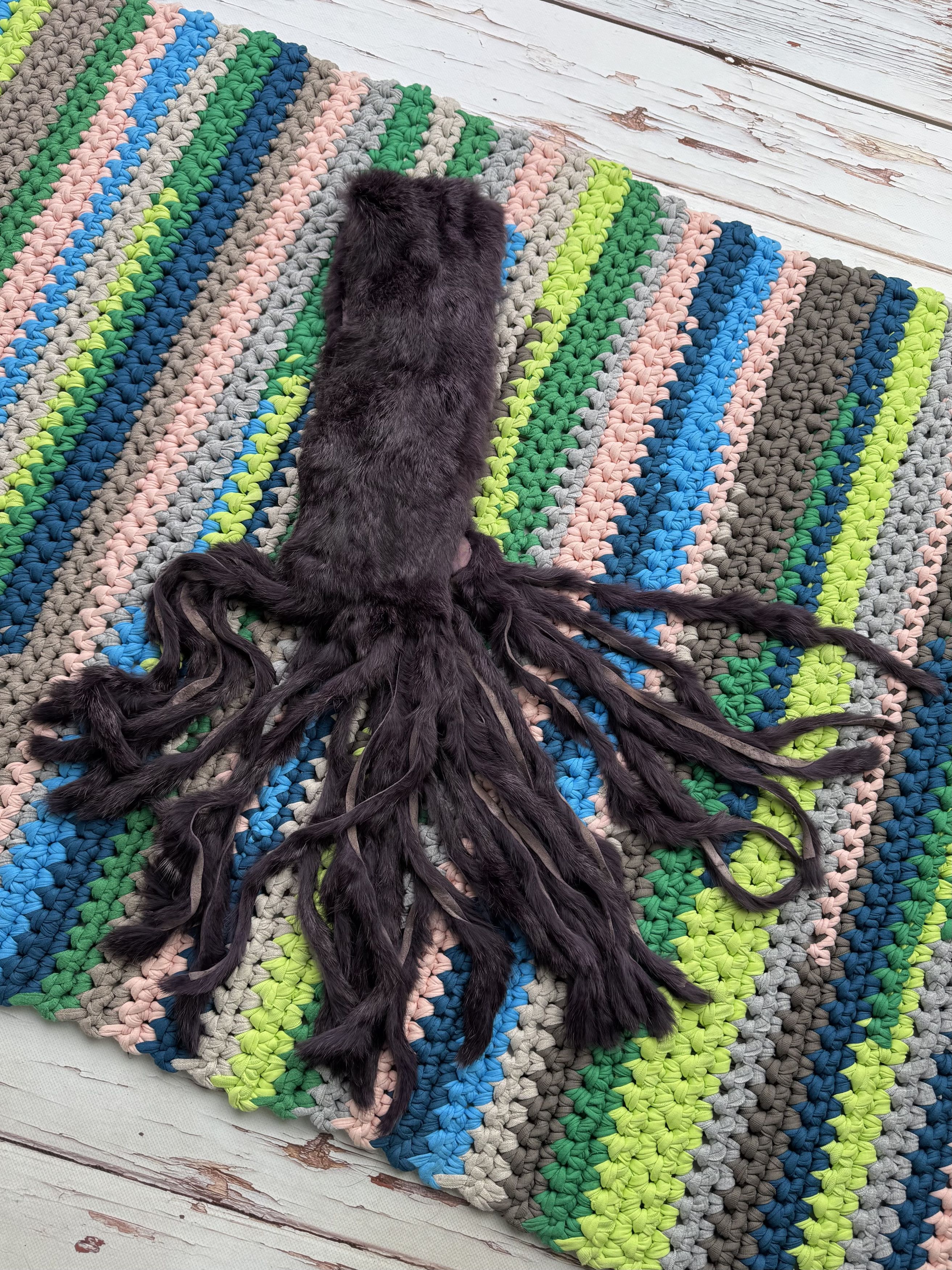 Vintage Vintage Real Fur Scarf (D15) Size ONE SIZE - 5 Thumbnail