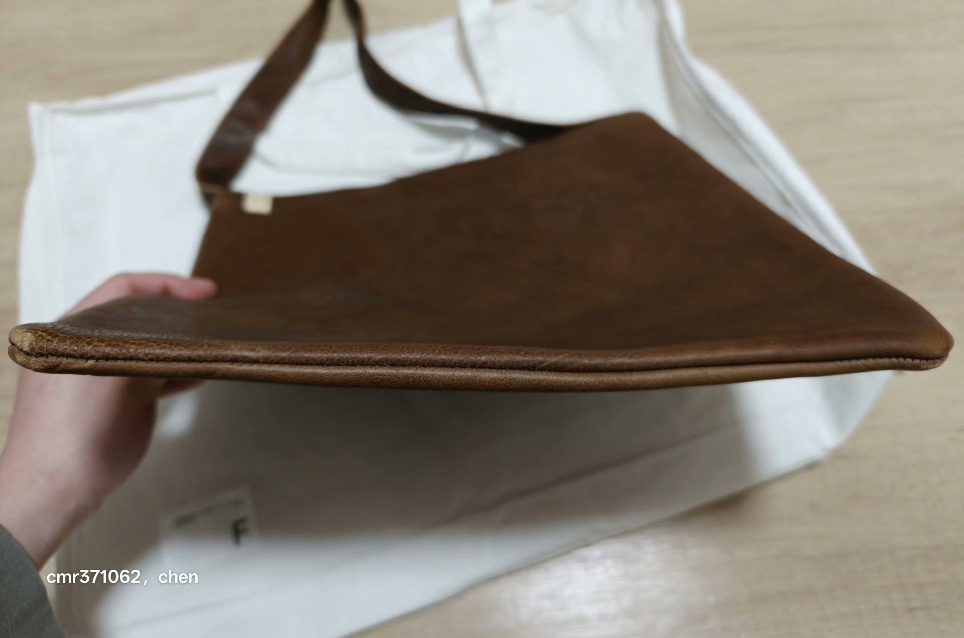 Visvim VISVIM 24AW Leather Musette Bag DMGD Size ONE SIZE - 5 Thumbnail