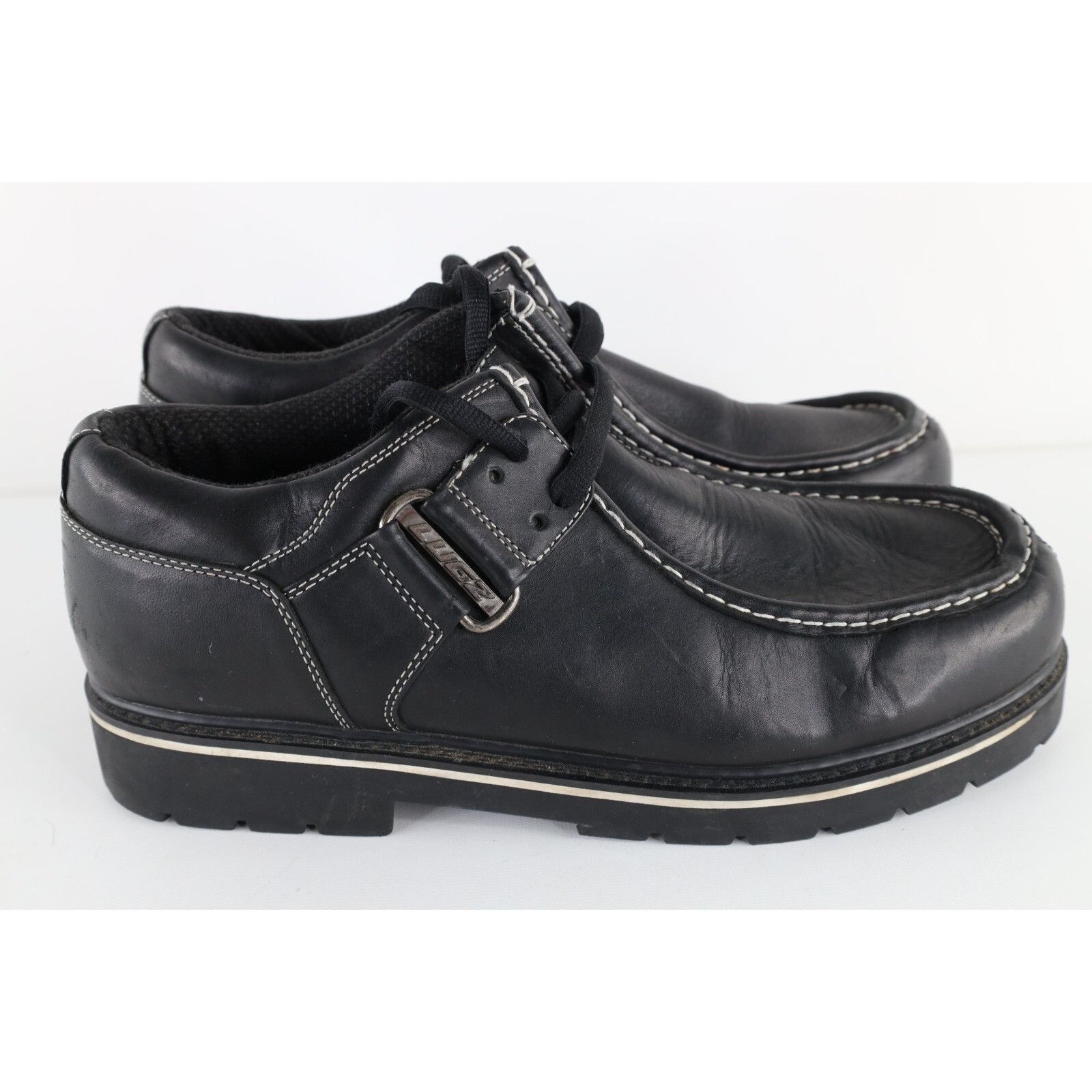 Lugz Vintage 90s Y2K NY Lug Co Lugz Heavyweight Leather Moc Boots Size US 15 / EU 48 - 3 Thumbnail