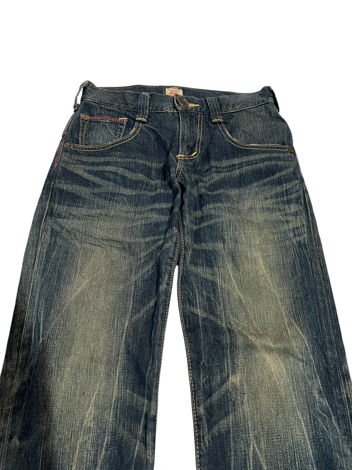 Edwin Flare Jean Vintage Edwin Blue Trip Tokyo Japan Mud Wash Jean Size US 28 / EU 44 - 3 Thumbnail