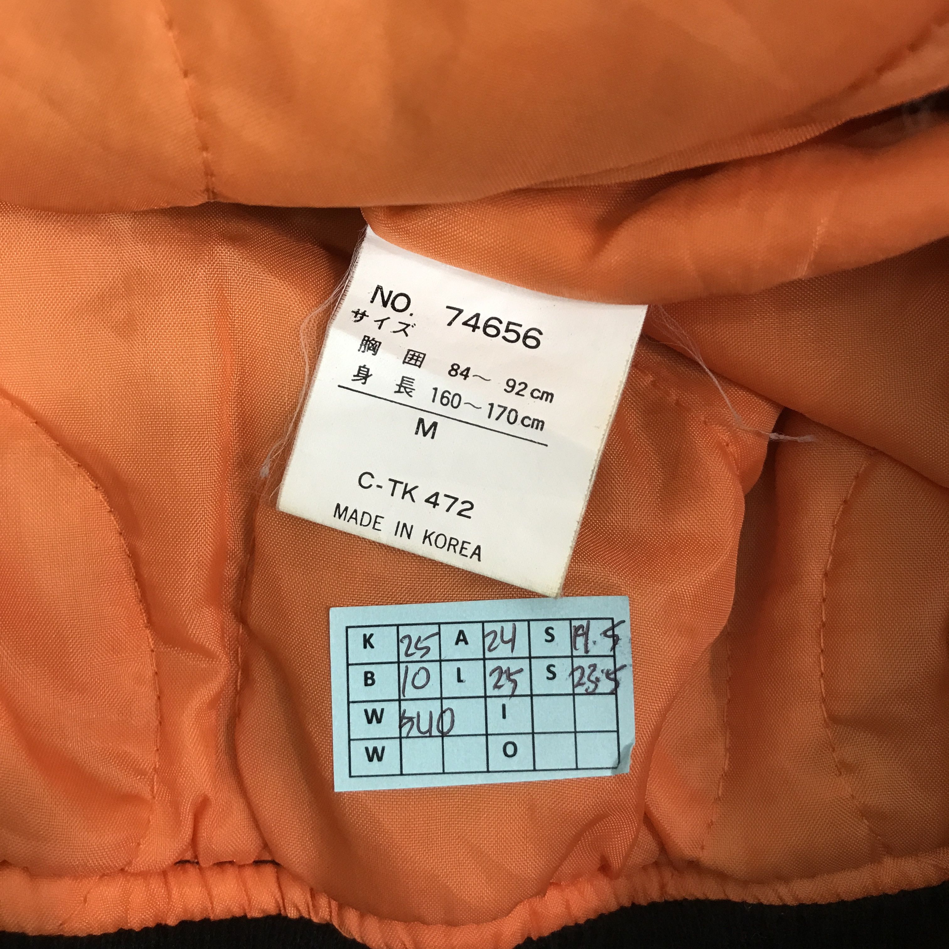 Japanese Brand MEAL COMBAT INDIVIDUAL MA-1 BOMBER JACKET Size US M / EU 48-50 / 2 - 12 Thumbnail