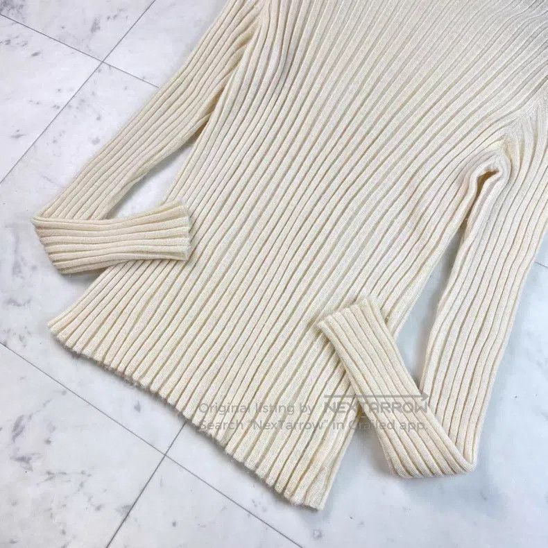 Hermes Hermes Cashmere ribbed knitted sweater Size M / US 6-8 / IT 42-44 - 3 Thumbnail