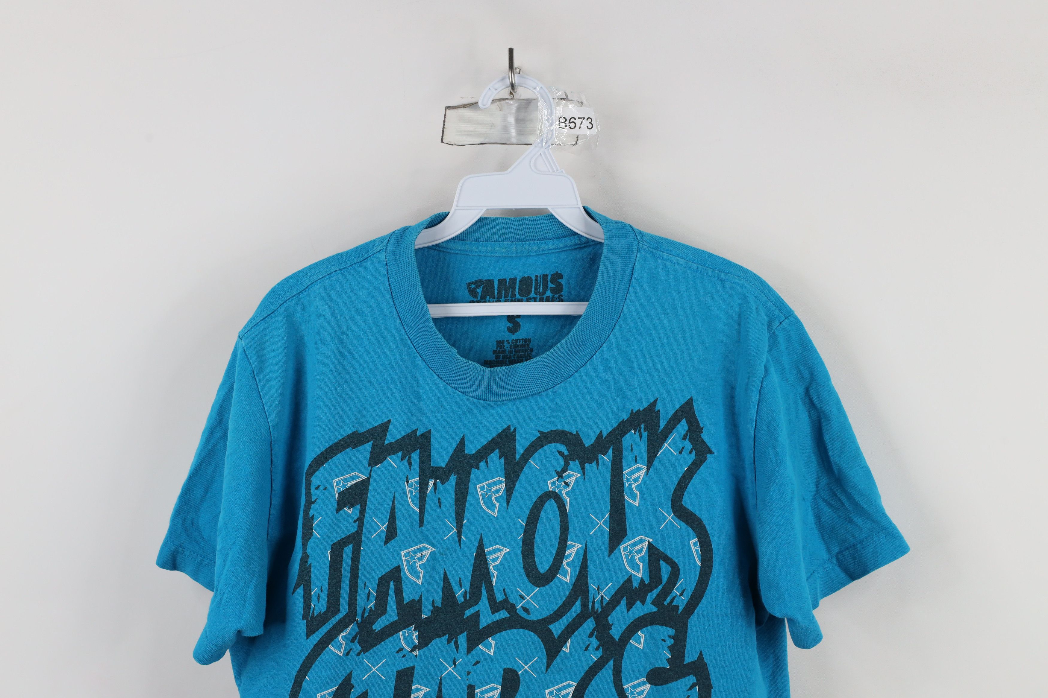 Famous Stars And Straps × Vintage Vintage 90s Y2K Famous Stars and Straps Spell Out T-Shirt Size US S / EU 44-46 / 1 - 2 Thumbnail