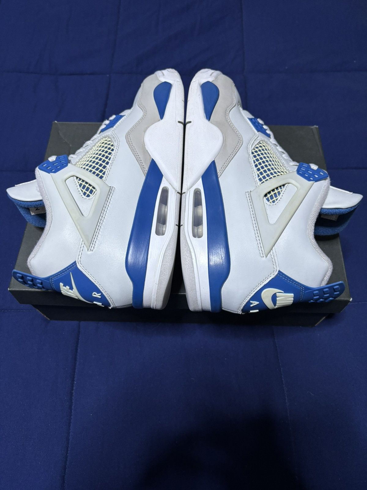 Jordan Brand Jordan 4 Retro Military Blue 2024 Size 10 Size US 10 / EU 43 - 2 Thumbnail