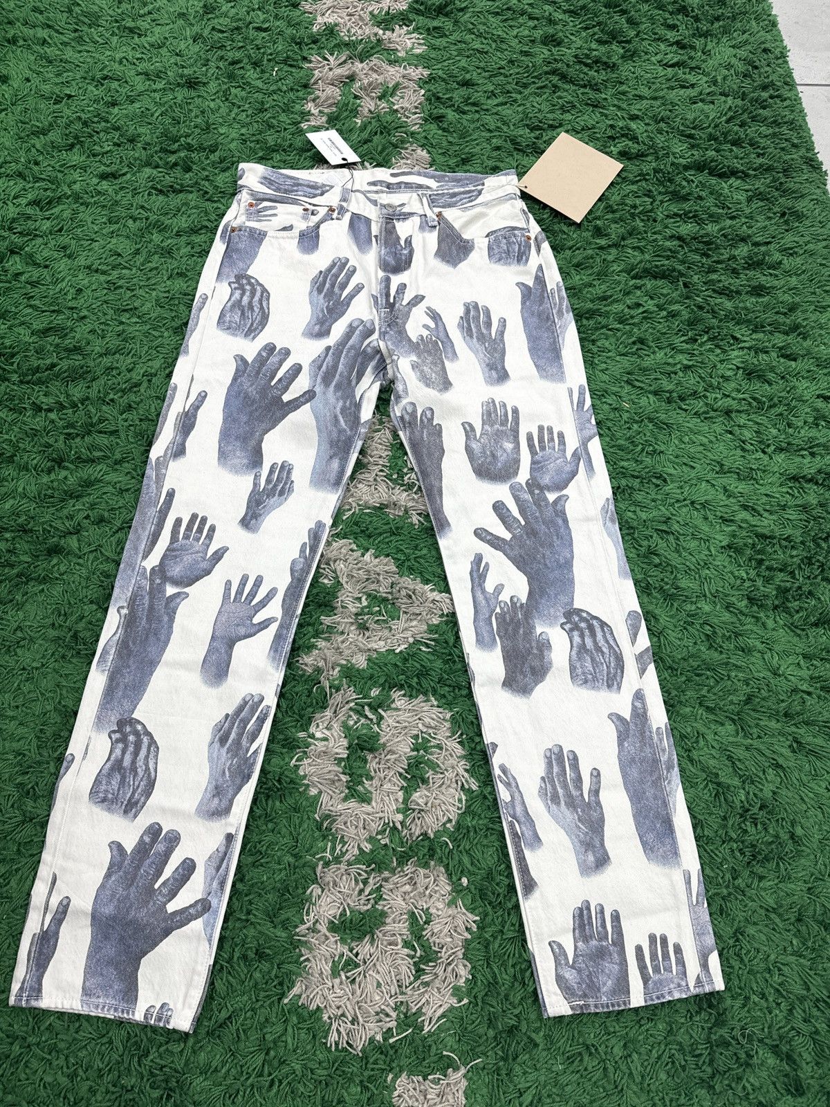 DENIM TEARS Denim Tears hand jeans Size US 32 / EU 48 - 1 Thumbnail