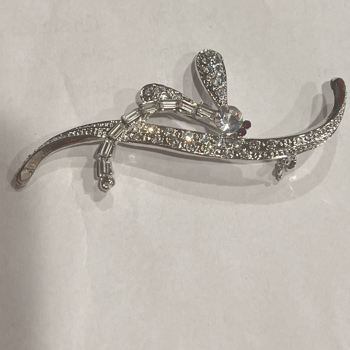 Unknown London Elegant Rhinestone Dragonfly Brooch Size ONE SIZE - 8 Thumbnail