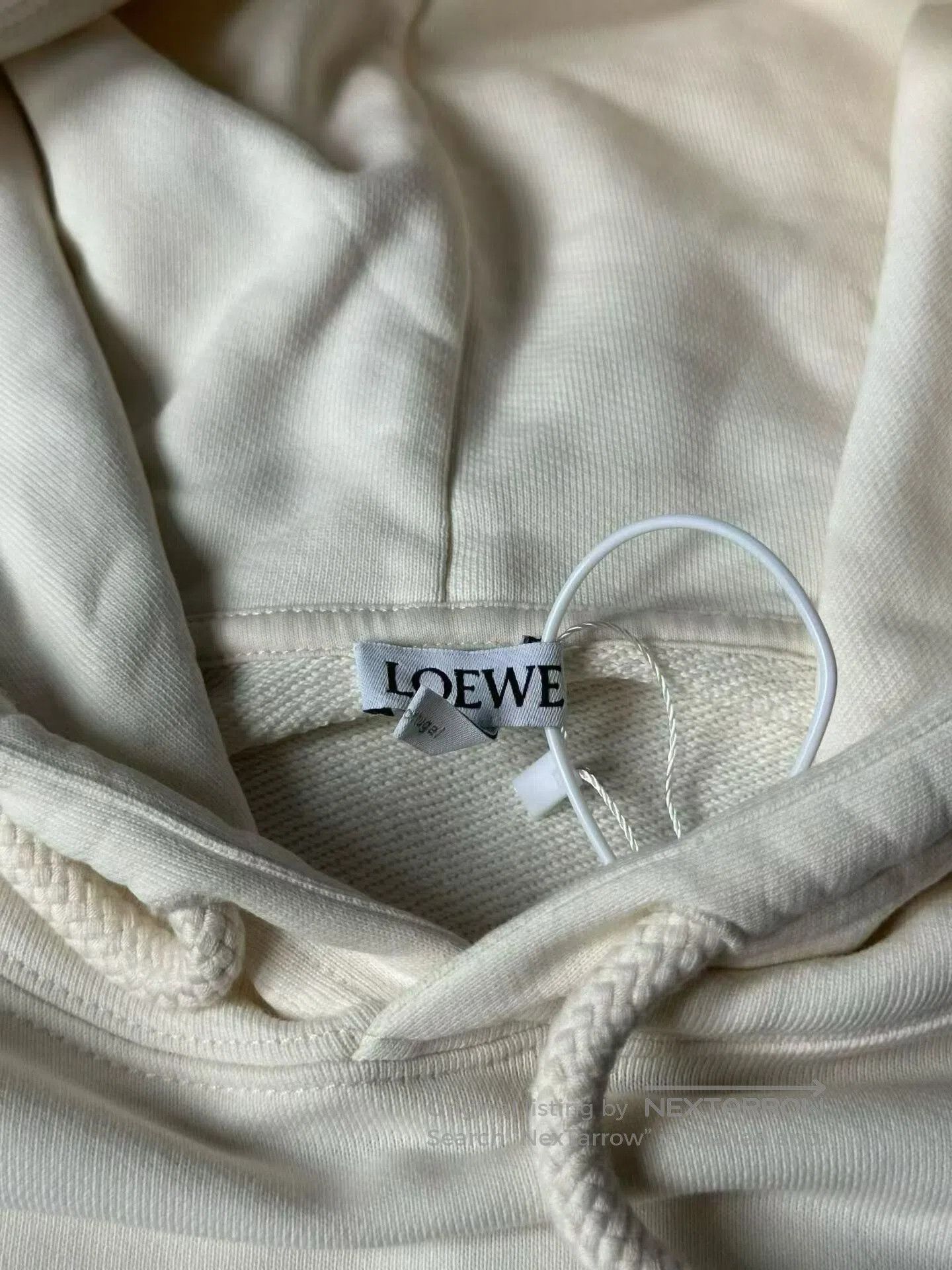 Loewe Loewe White Leather Patch Hoodie. Size US M / EU 48-50 / 2 - 3 Thumbnail