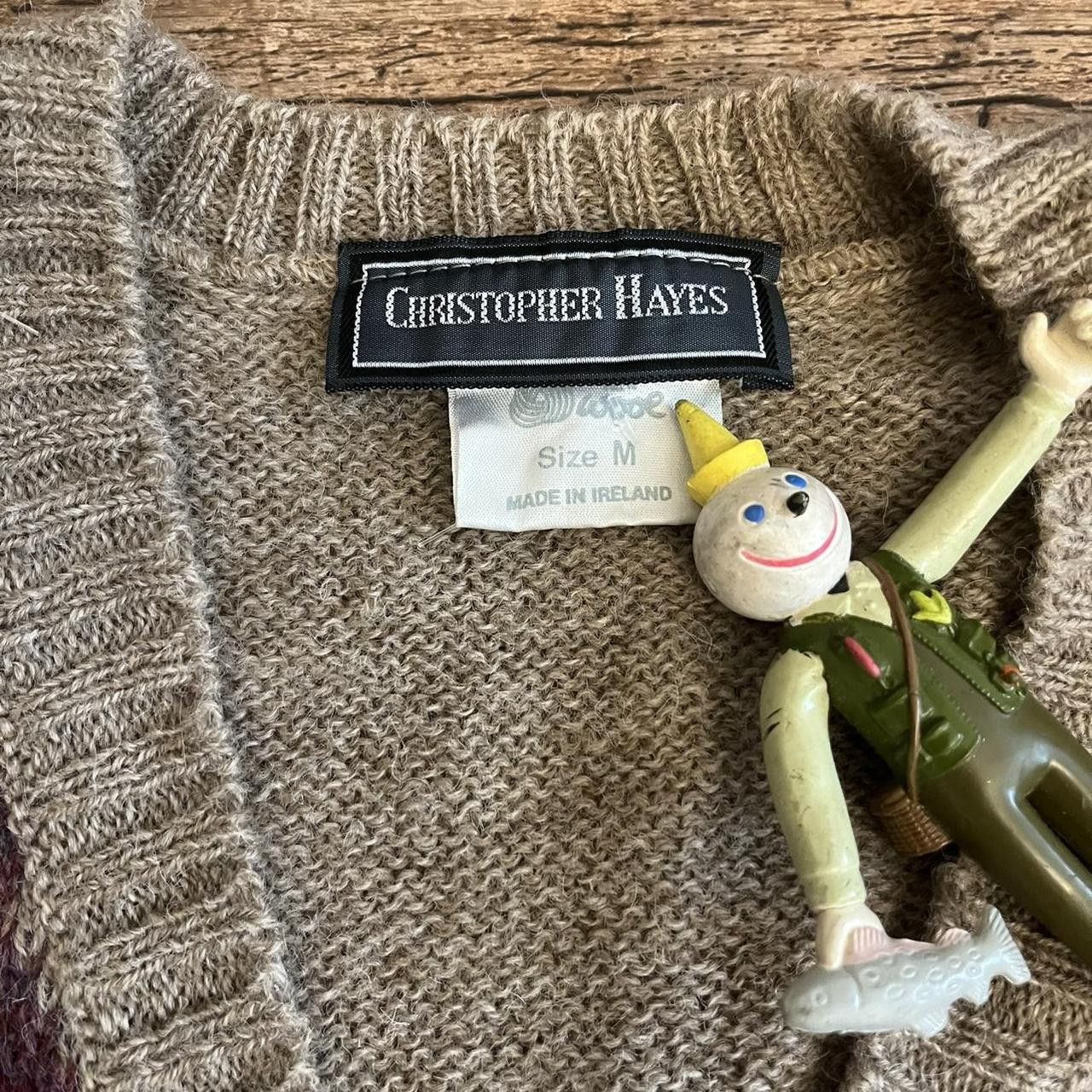 Vintage Vintage Christopher Hayes Wool Knit Vest Size US M / EU 48-50 / 2 - 3 Thumbnail
