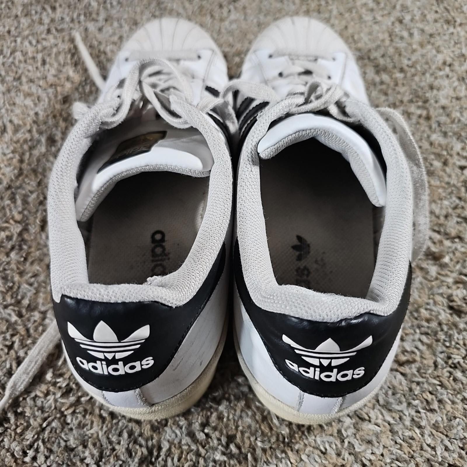 Adidas Adidas Superstar ART C77153 sz 11 White Black Stripe Clam Size US 11 / EU 44 - 7 Thumbnail