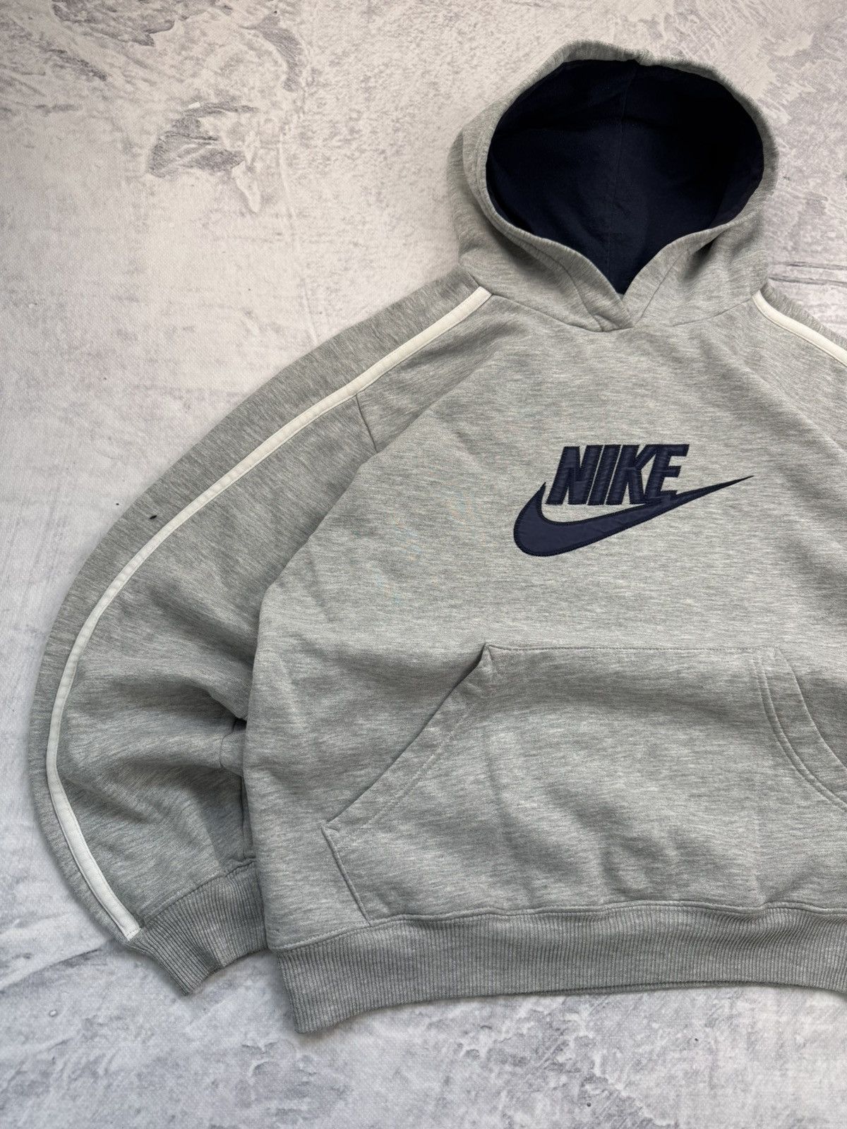 Nike × Vintage NIKE VINTAGE CENTER LOGO OVERSIZE BOXY HOODIE Size US M / EU 48-50 / 2 - 2 Thumbnail