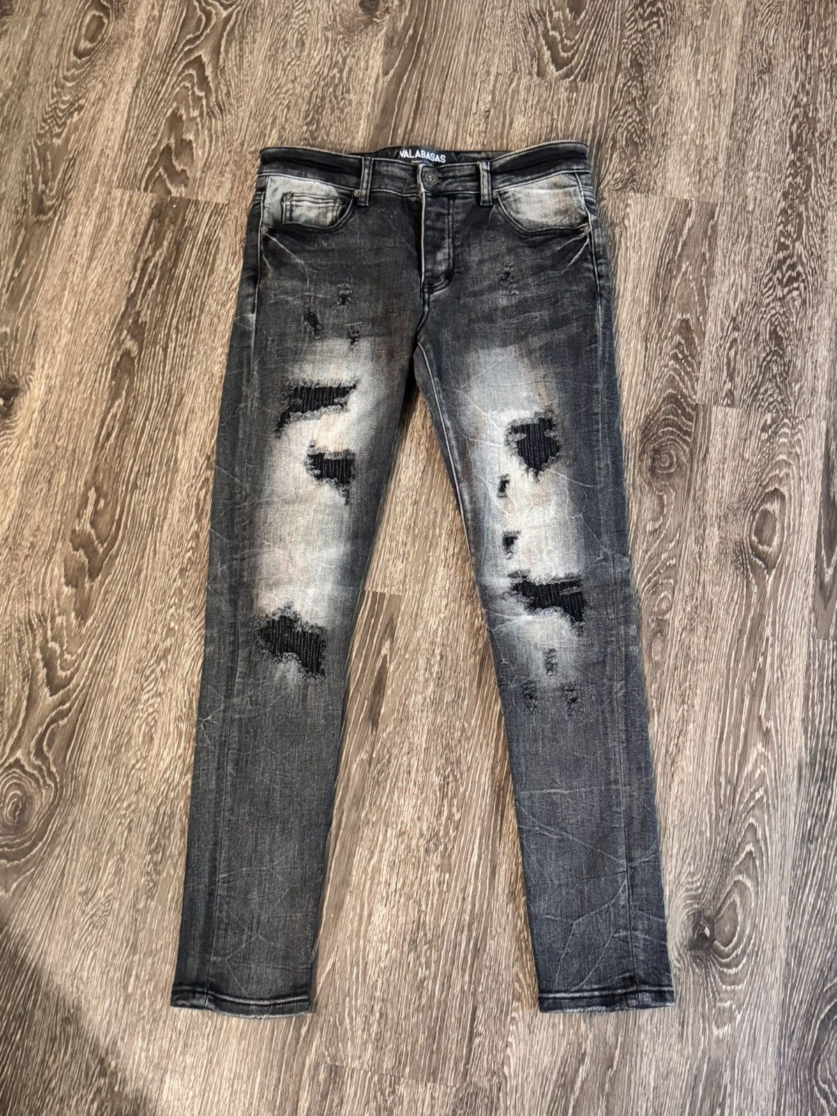 Valabasas Valabasas Black Skinny Jeans Size US 32 / EU 48 - 1 Thumbnail