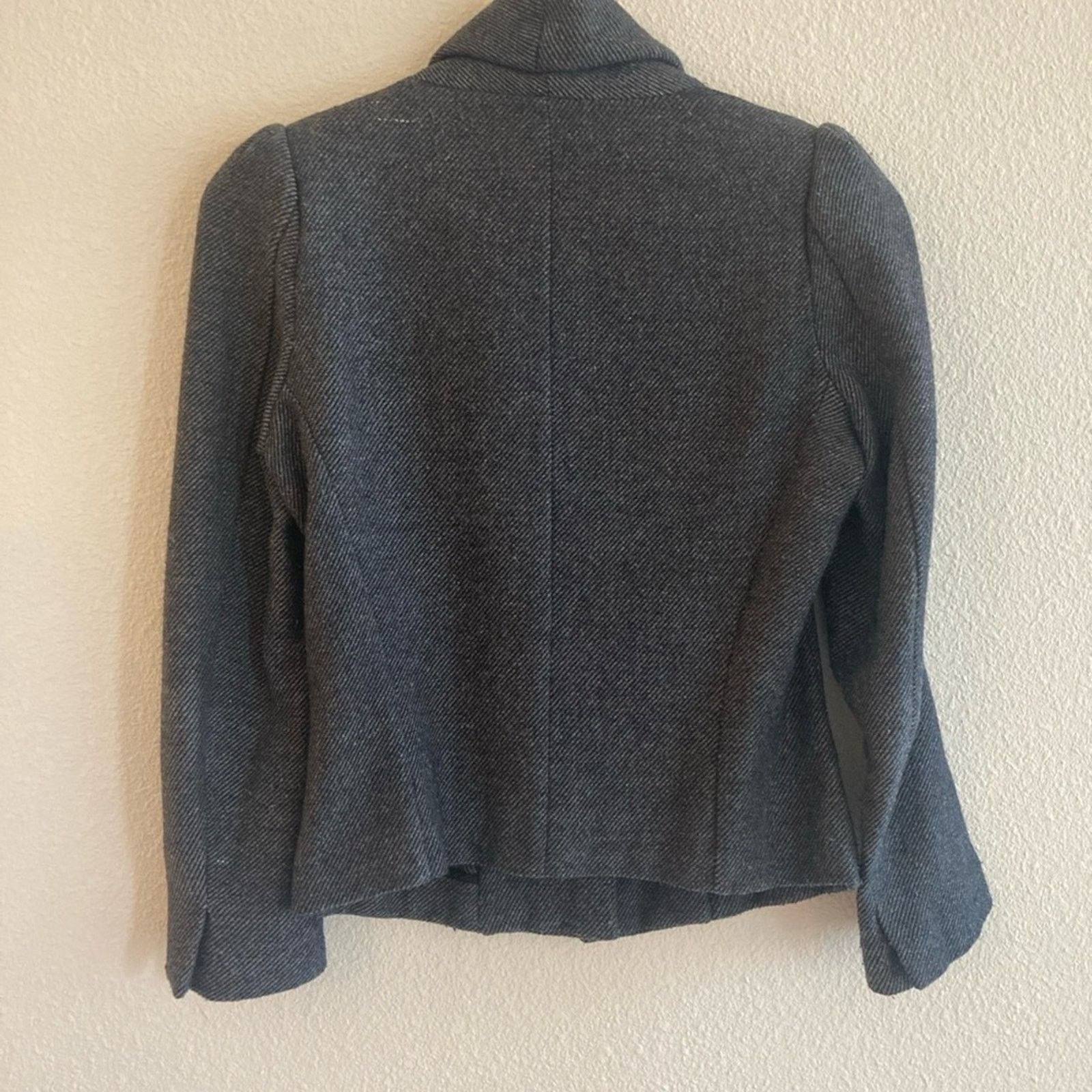 Isabel Marant Isabel Marant, gray herringbone wool blend button front jkt Size S / US 4 / IT 40 - 6 Thumbnail