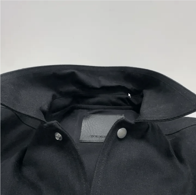 Rick Owens Rick Owens DRKSHDW Black Snap Button Jacket Men's M Size US M / EU 48-50 / 2 - 6 Thumbnail