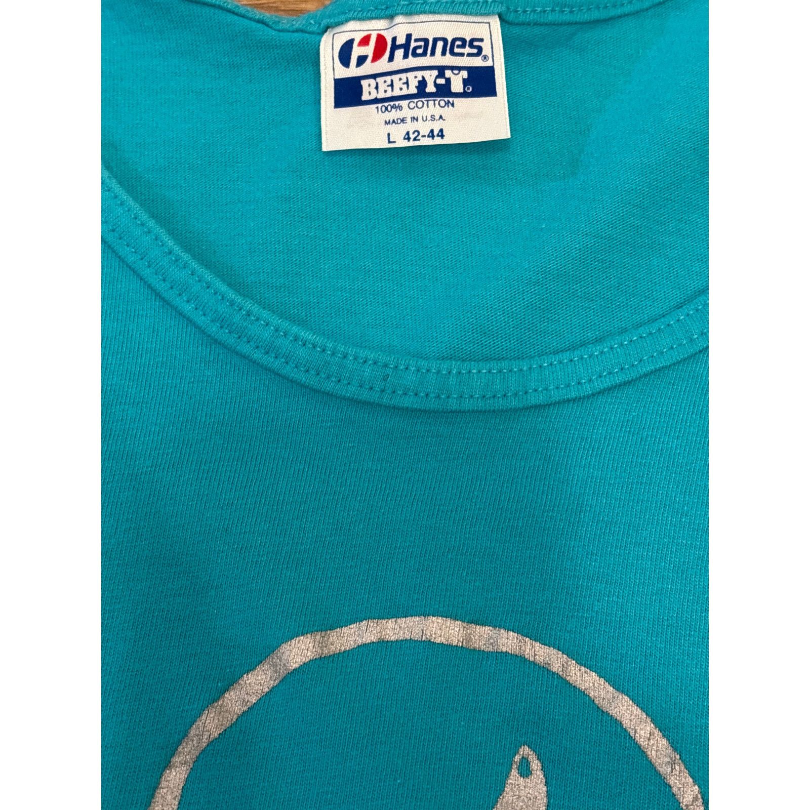 Hanes Vintage 90s retro Stehekin WA silver Wolf western tank L Size US L / EU 52-54 / 3 - 3 Thumbnail