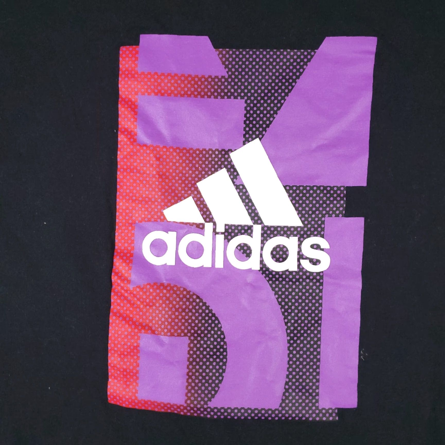 Adidas Adidas T Shirt Mens Large Black Logo Short Sleeve Crew Neck Cotton Blend Casual Size US L / EU 52-54 / 3 - 2 Thumbnail