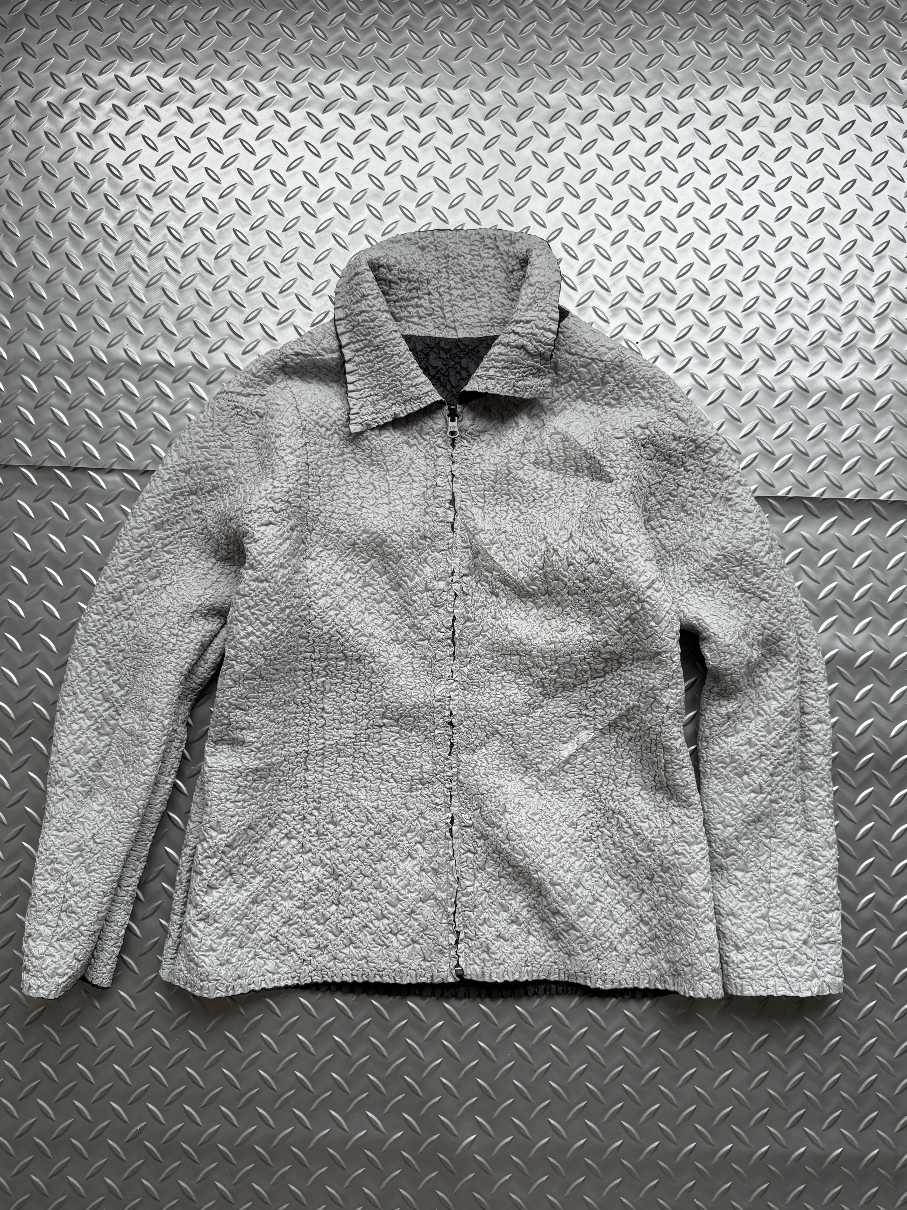 Japanese Brand Japanese Archive Textured Zip Jacket / Yohji Issey Style Size US M / EU 48-50 / 2 - 5 Thumbnail