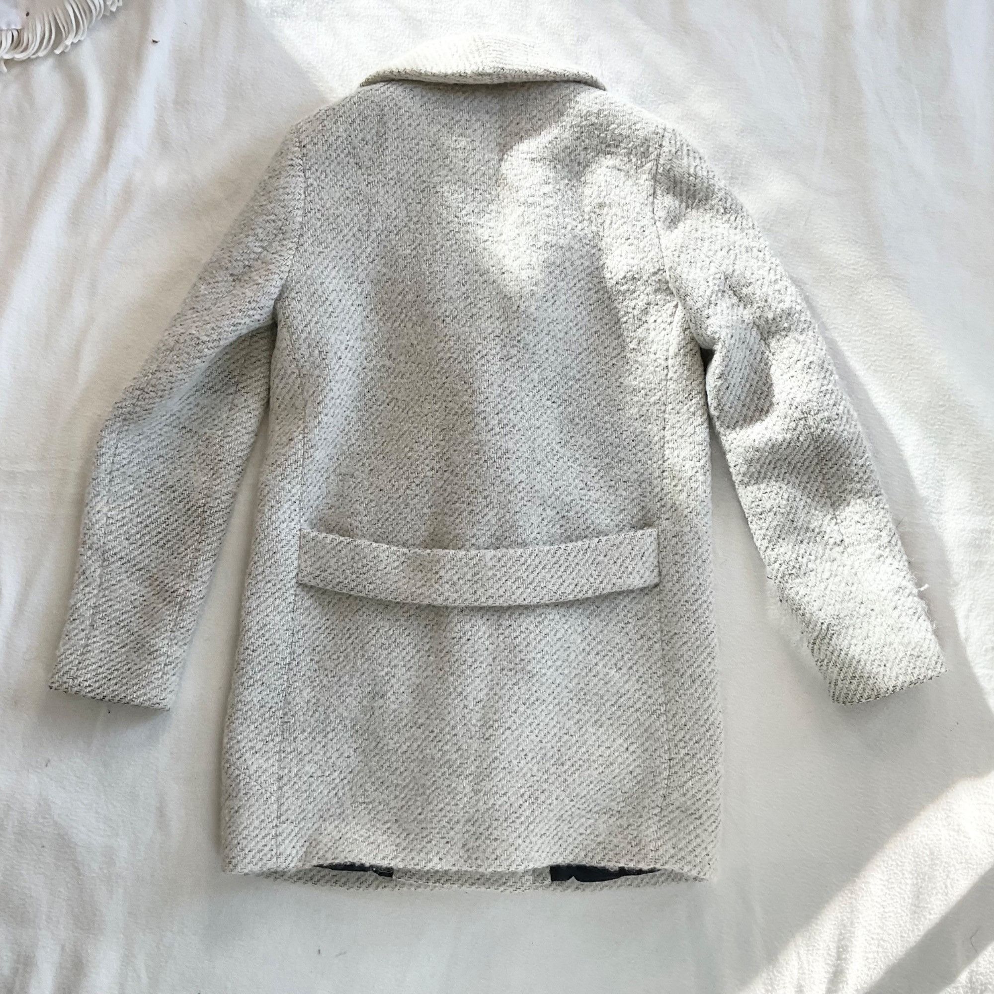 Sezane Sezane Jagger Coat Gray wool 34 bust 36 US2 Size XS / US 0-2 / IT 36-38 - 6 Thumbnail