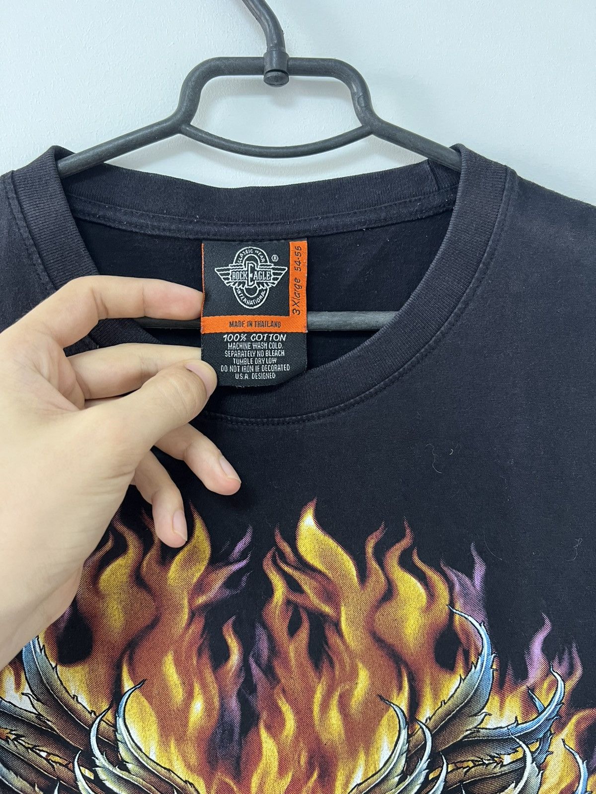 Harley Davidson Vintage 90’s Harley Davidson International Rock Eagle sz 3XL Size US XXL / EU 58 / 5 - 7 Thumbnail