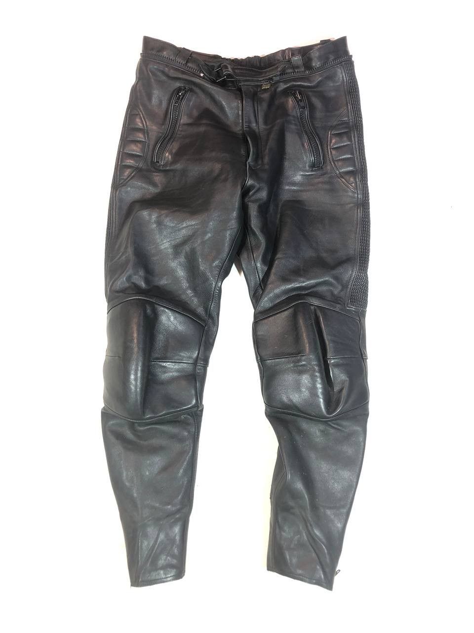 Leather × Vintage TOUTH Vintage Motorcycle Leather Pants Size US 34 / EU 50 - 1 Thumbnail