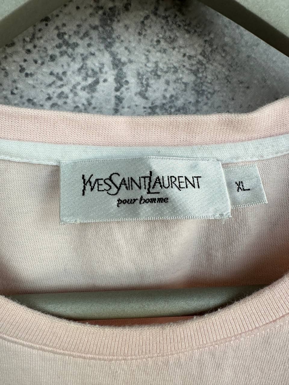 Yves Saint Laurent Yves Saint Laurent YSL Striped T-Shirt Crew Neck Pink Tee Size US XL / EU 56 / 4 - 10 Thumbnail