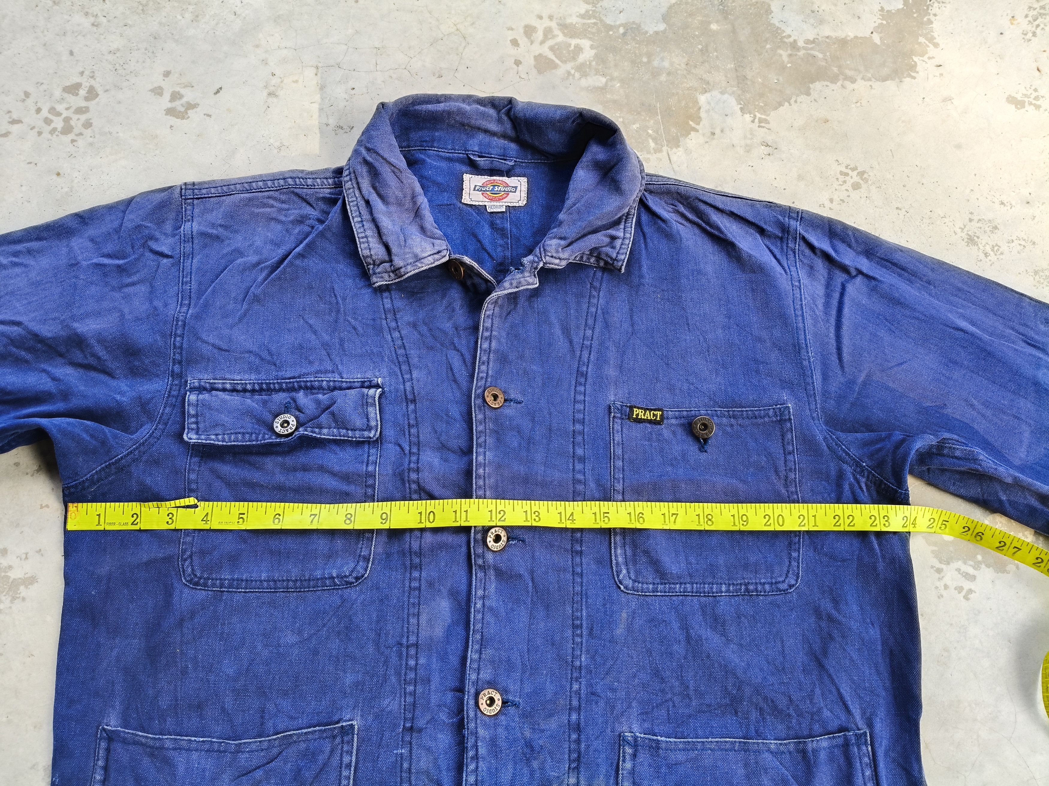 Vintage Pract Studio Denim Jacket Button Up Size US M / EU 48-50 / 2 - 15 Thumbnail