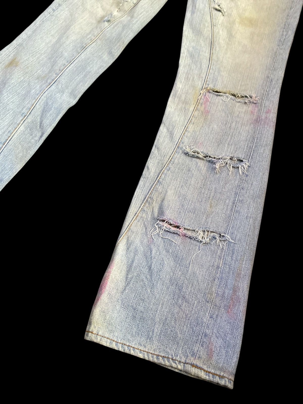 If Six Was Nine × Johnbull × Vintage Vintage John Bull Ripped Denim Size US 31 - 4 Thumbnail