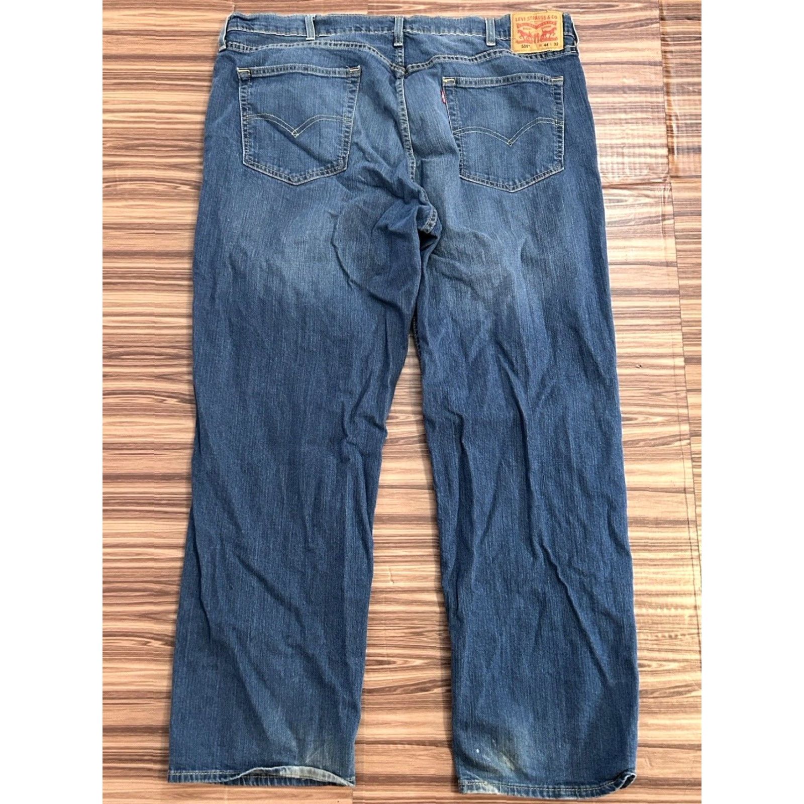 Levi's Levi's 559 Relaxed Straight Fit Blue Denim Jeans Mens Sz 44x32 Size US 44 / EU 60 - 2 Thumbnail