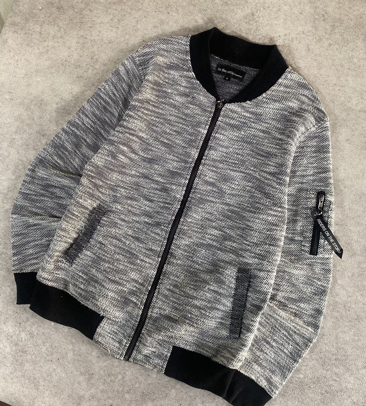 In The Attic 2000s In The Attic Knit Bomber Size US M / EU 48-50 / 2 - 2 Thumbnail