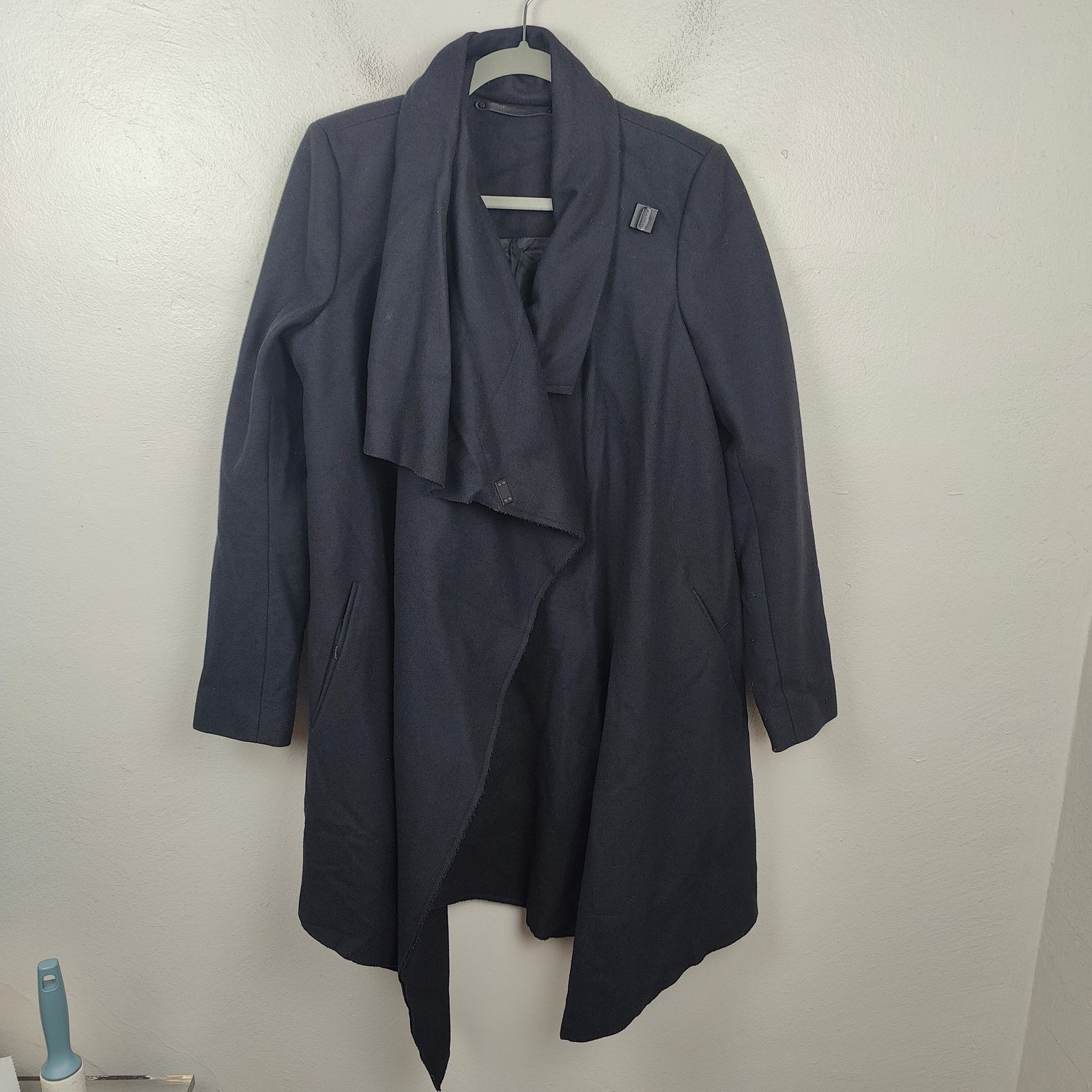 Allsaints AllSaints City Monument Coat Womens 8 Black Wool Blend Size M / US 6-8 / IT 42-44 - 1 Thumbnail