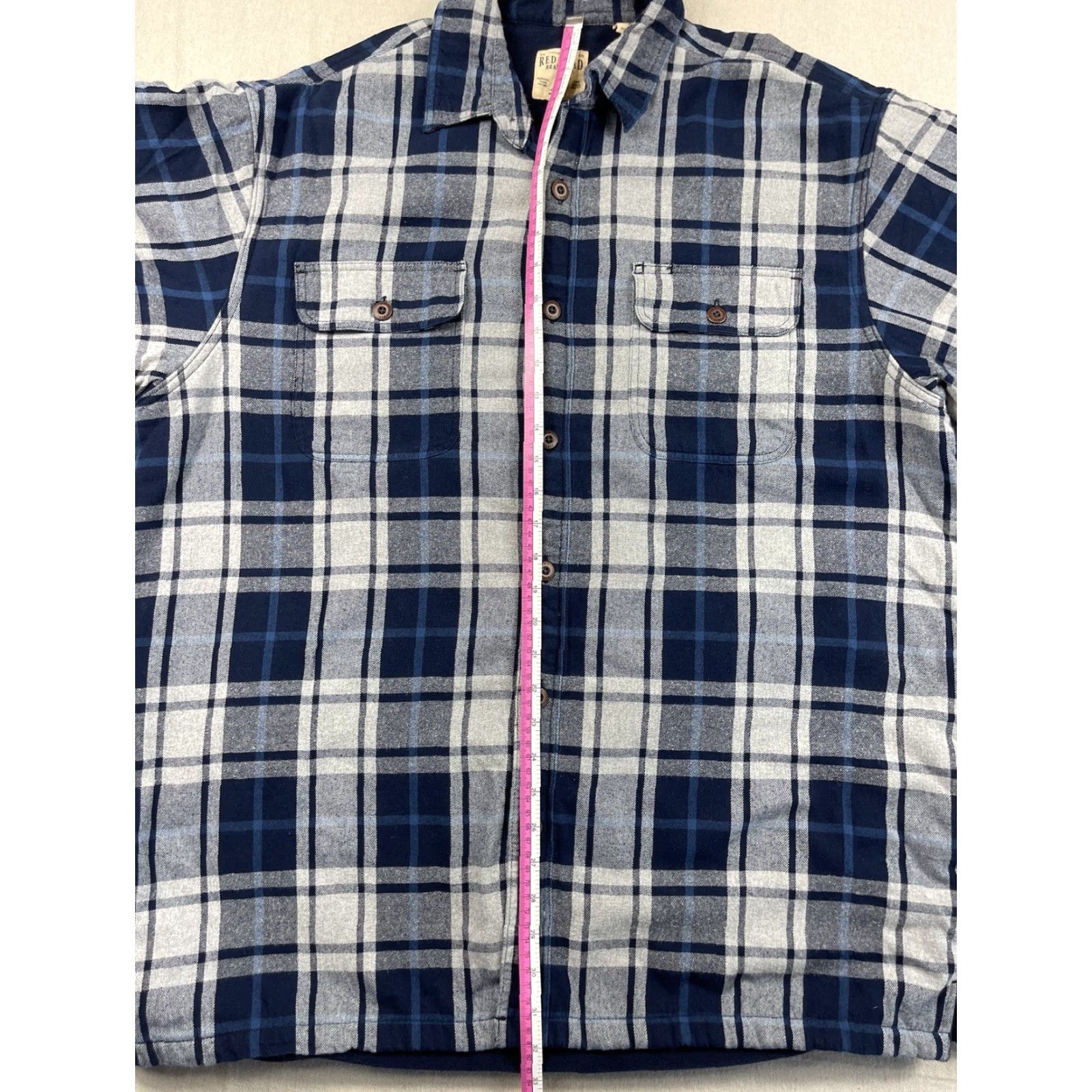 Vintage RedHead Mens XL Jacket Flannel Shacket Heavyweight Plaid Button-Up Size US XL / EU 56 / 4 - 6 Thumbnail