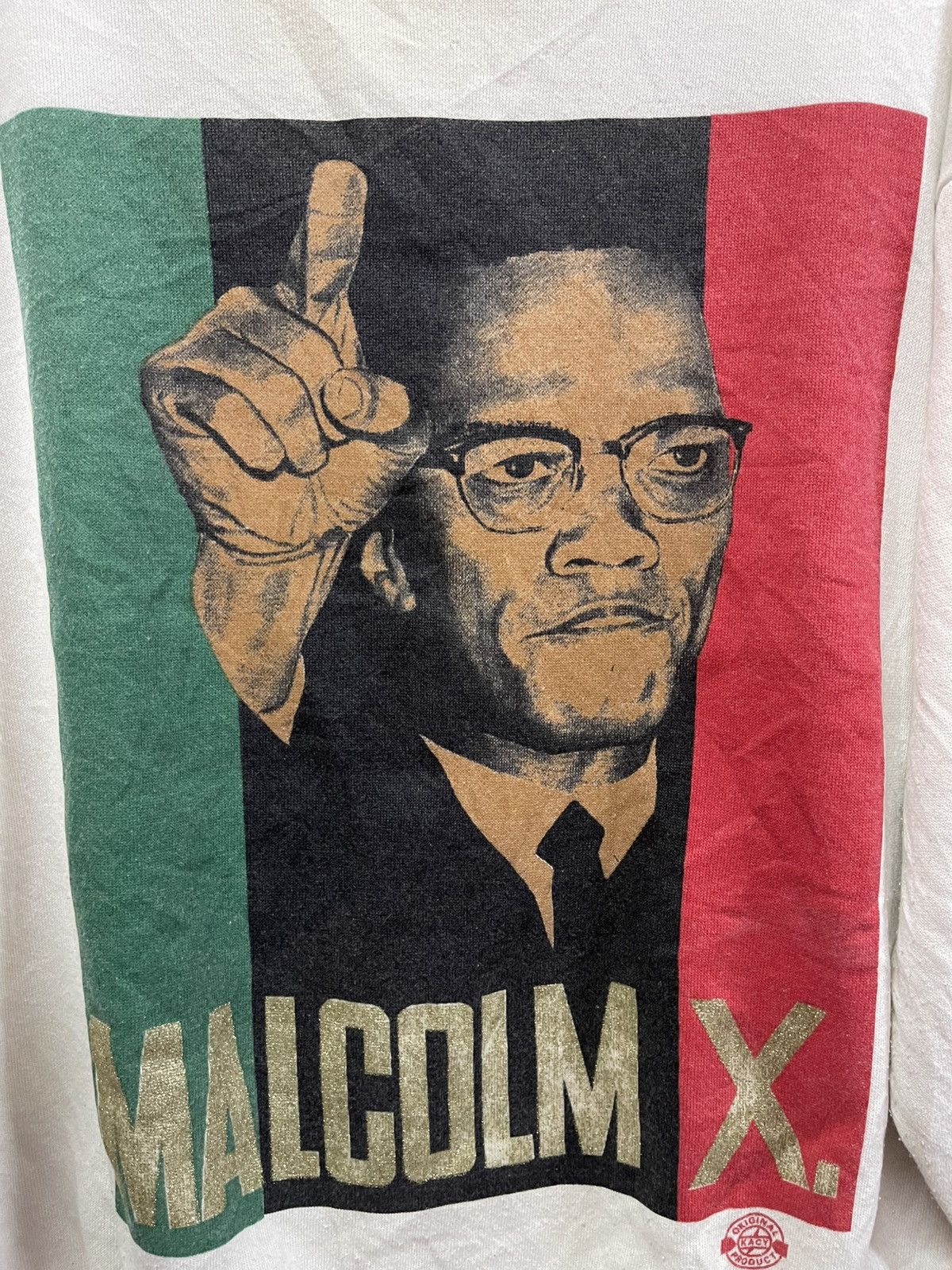 Vintage Vintage 90s Malcom X Sweatshirt🔥🔥🔥 Size US L / EU 52-54 / 3 - 2 Thumbnail