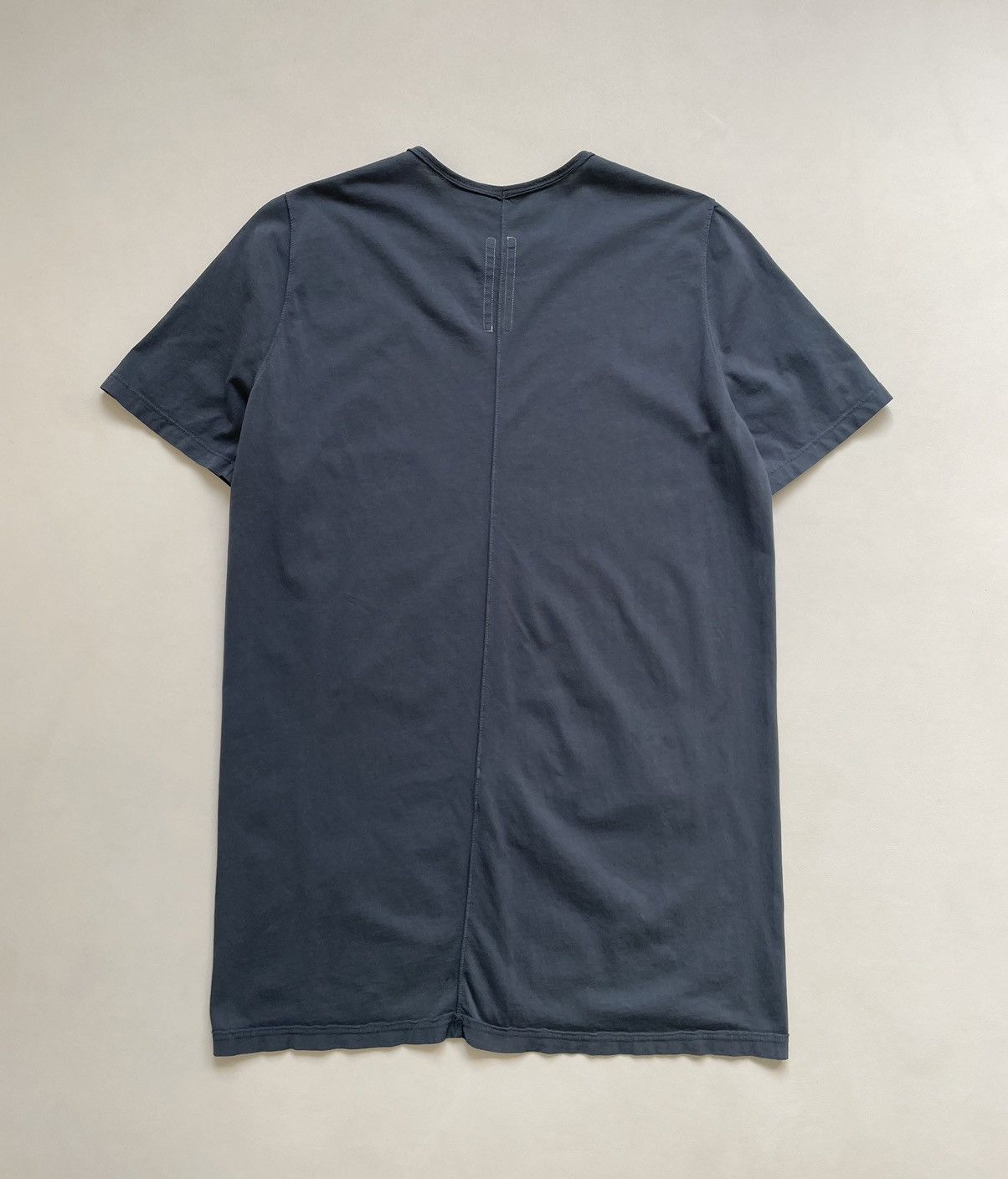 Rick Owens Drkshdw Blue ‘Patch Detail’ Level T Shirt Size US M / EU 48-50 / 2 - 12 Thumbnail