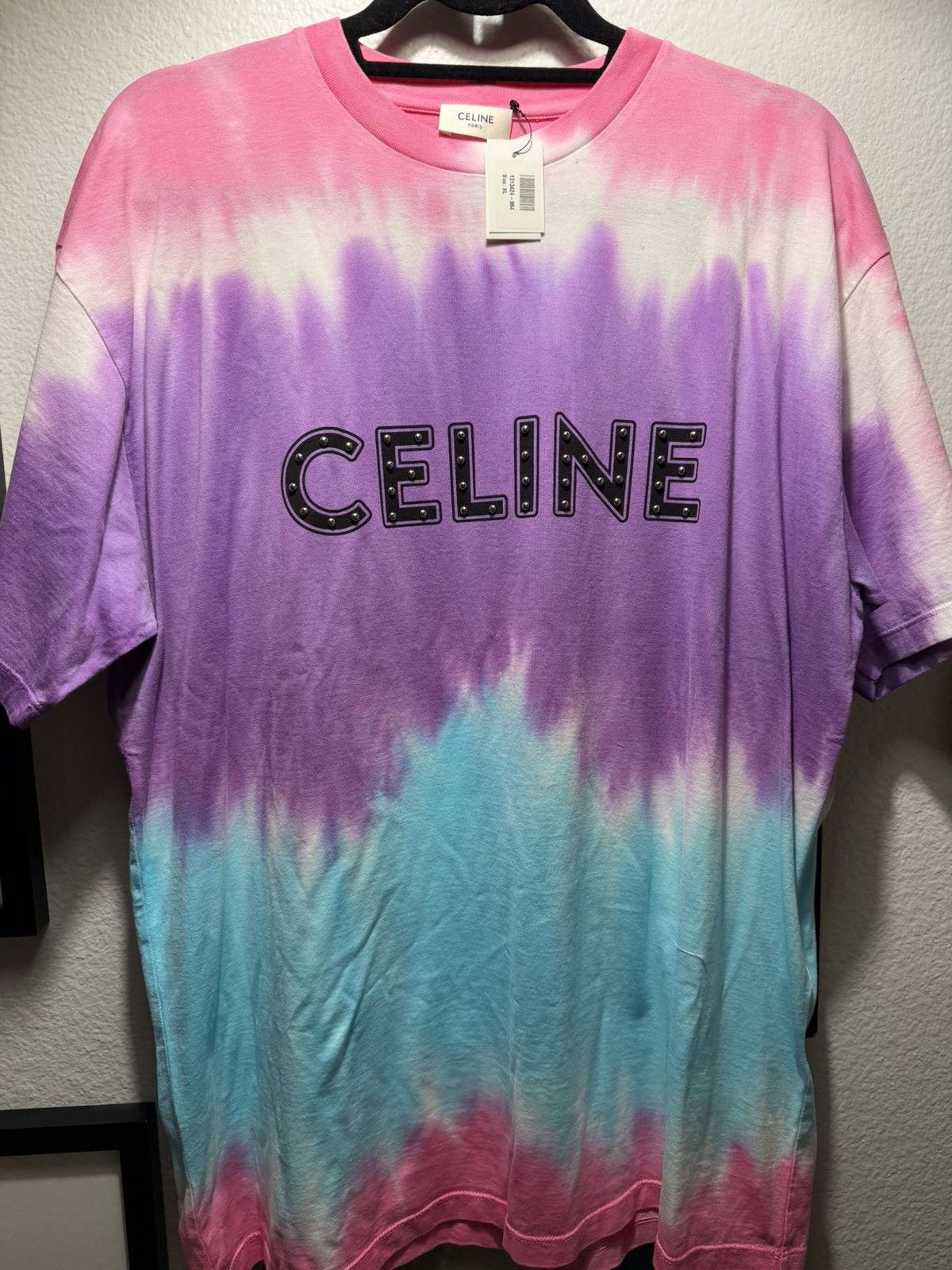 Celine Tie Dye Tee Shirt