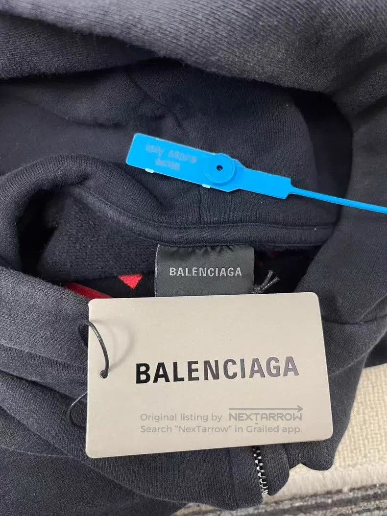 Balenciaga Balenciaga Bi-directional Zipper Cotton Hooded Regular Fit Size US L / EU 52-54 / 3 - 5 Thumbnail