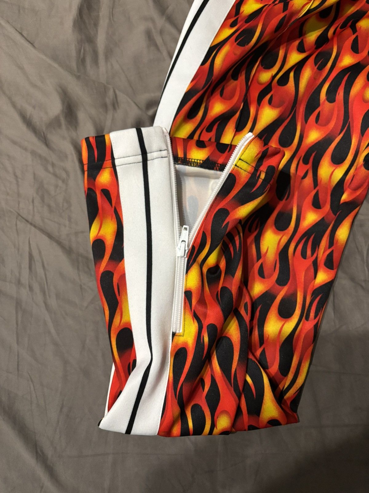 Palm Angels Palm Angels Flame Track Pants Size US 36 / EU 52 - 3 Thumbnail