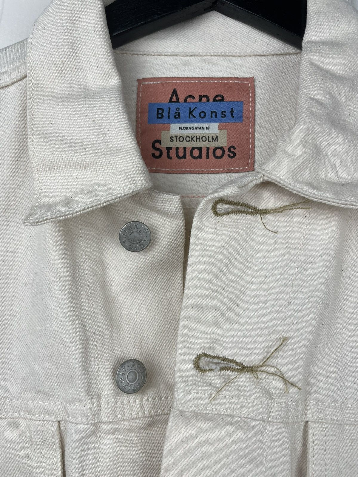 Acne Studios Acne Studios ❤️‍🔥 1998 ivory denim denim jacket coat Size US M / EU 48-50 / 2 - 4 Thumbnail