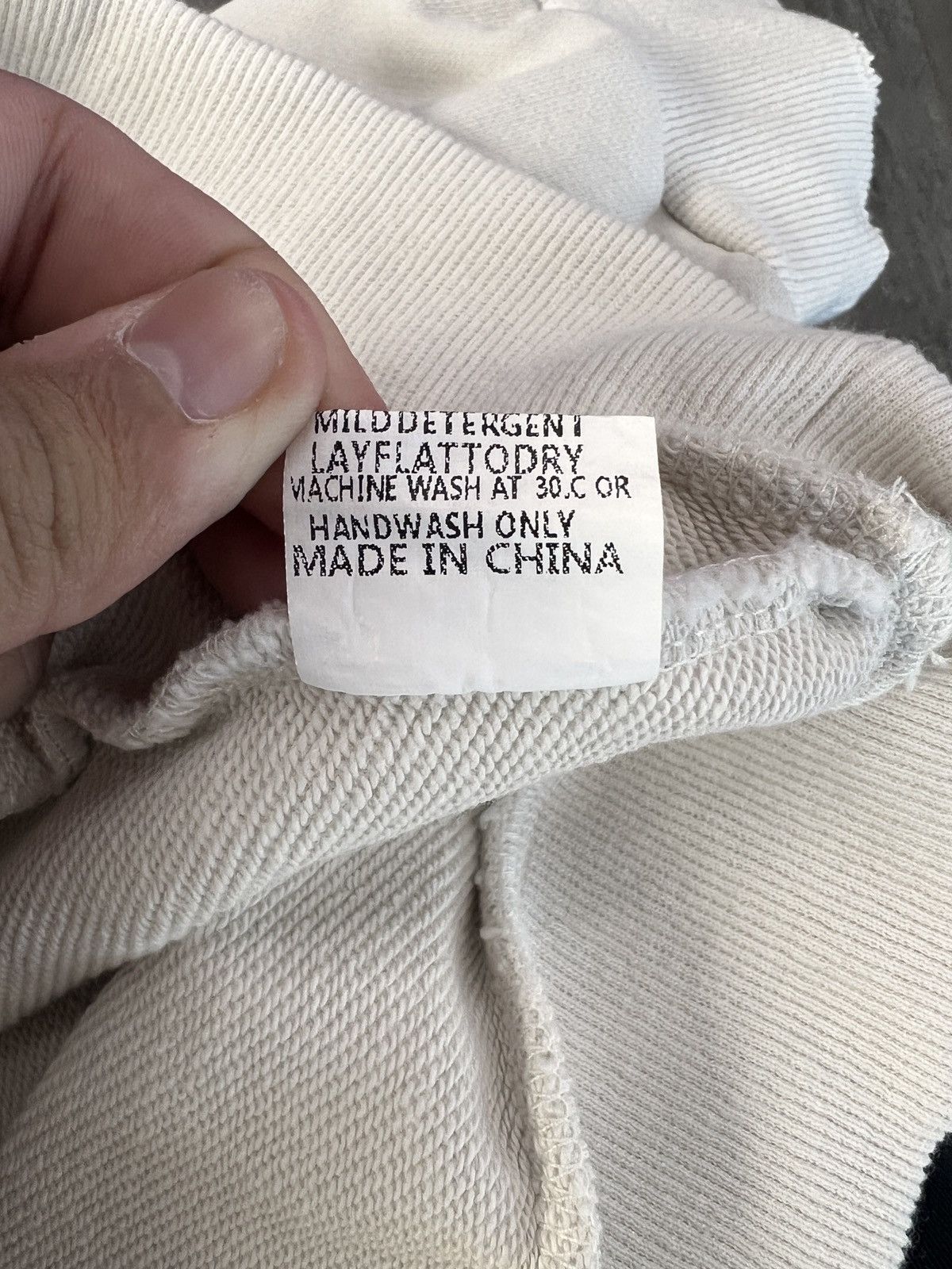 Saint Vanity Saint Vanity “Vain Life” Hoodie (Cream) / LARGE Size US L / EU 52-54 / 3 - 6 Thumbnail