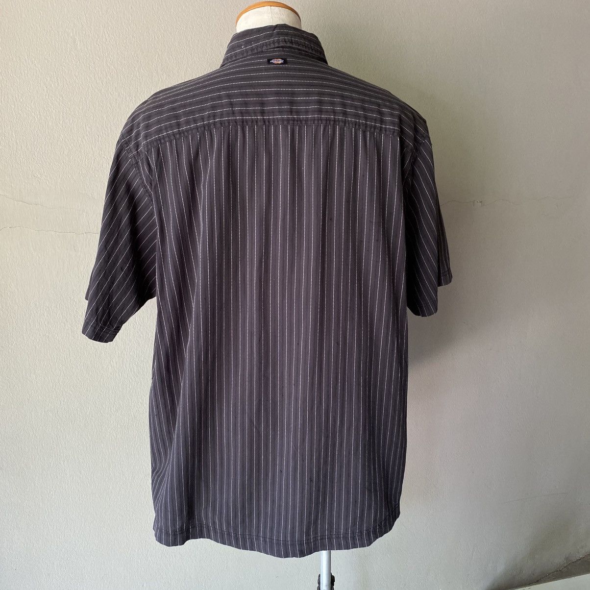 Dickies Dickies Black Shirt with White and Black Stitched Stripes Size US XXL / EU 58 / 5 - 15 Thumbnail