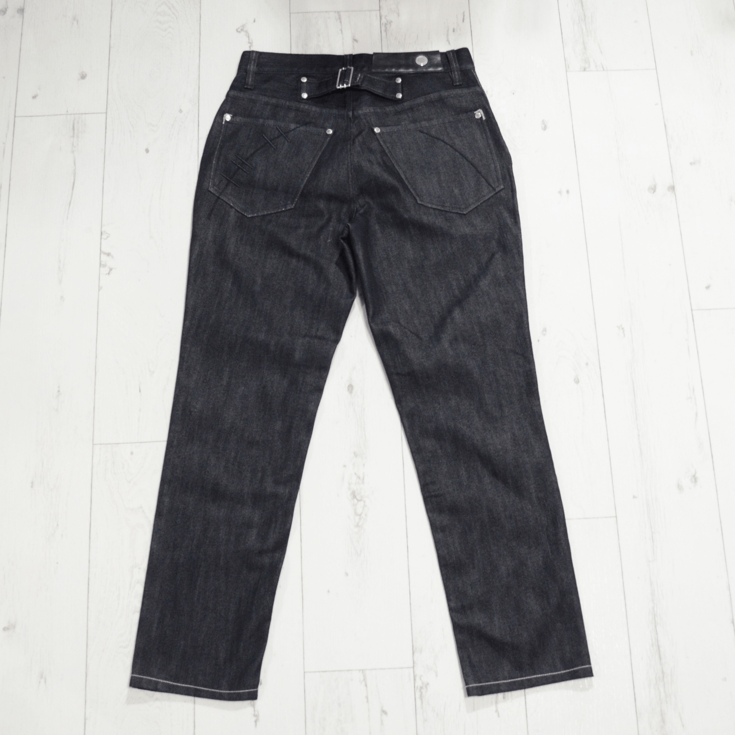 Other HIGH USE Y2K Jeans size S Trousers Gray Black Slim Italy Size 27" / US 4 / IT 40 - 7 Thumbnail