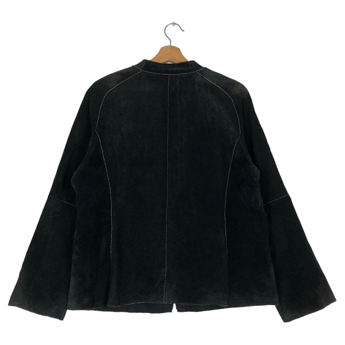 Hiroko Koshino Homme 🔥GENUINE LEATHER BIKER JACKET CROPPED HIROKO BIS SHEARLING Size M / US 6-8 / IT 42-44 - 8 Thumbnail