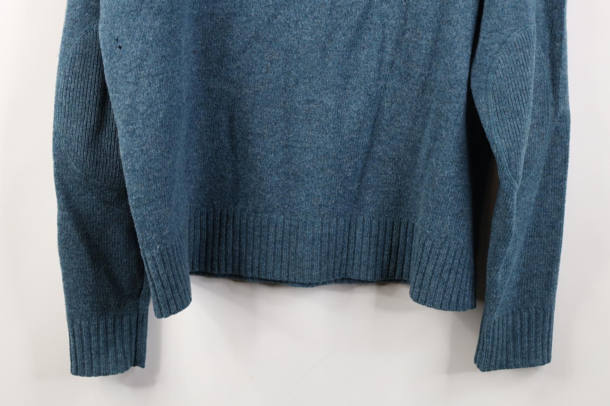 J.Crew Vintage Y2K J Crew Lambswool Diamond Knit 1/4 Zip Sweater Size US M / EU 48-50 / 2 - 13 Thumbnail