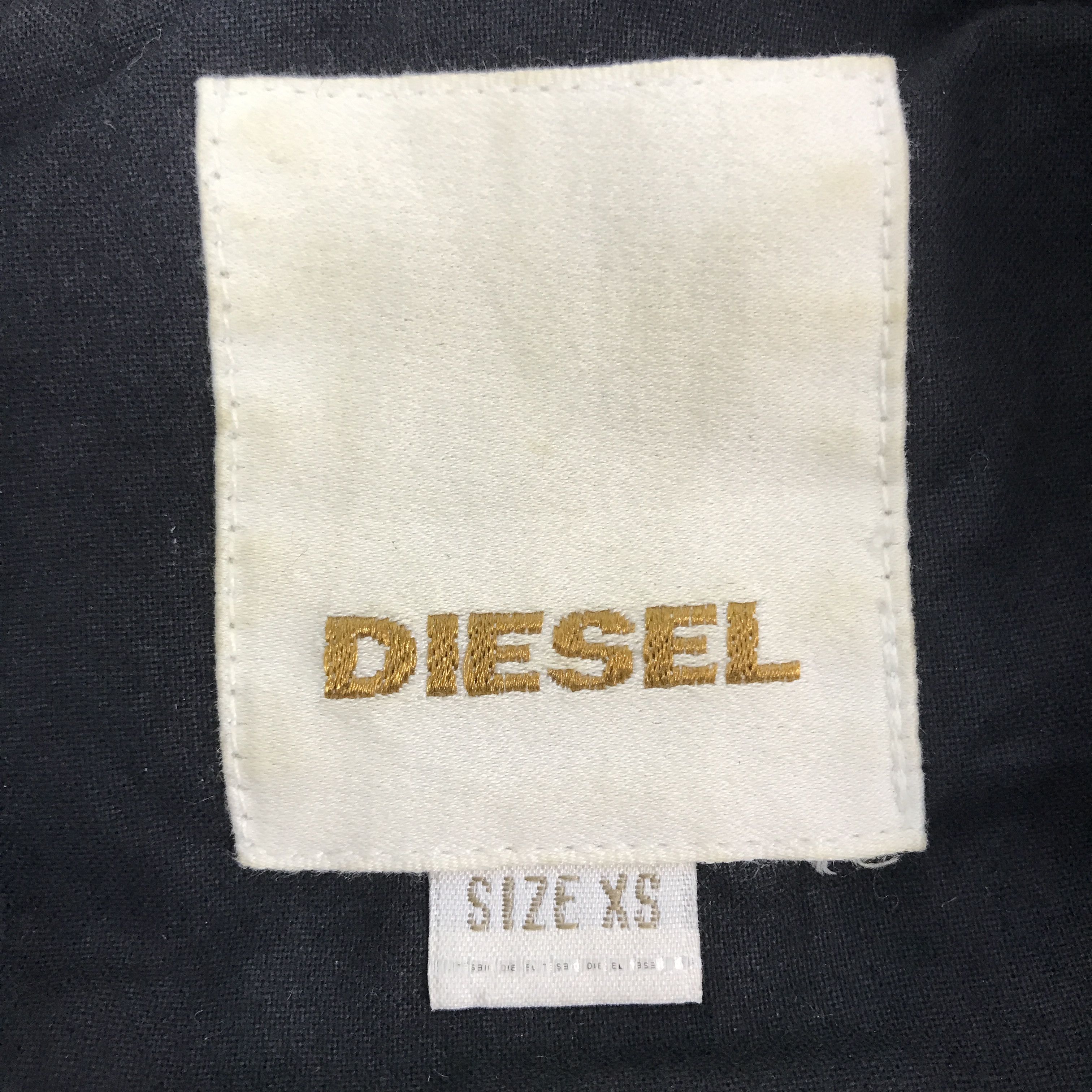 Diesel × Vintage Vintage Diesel Real Fur Jacket design Size US XS / EU 42 / 0 - 9 Thumbnail