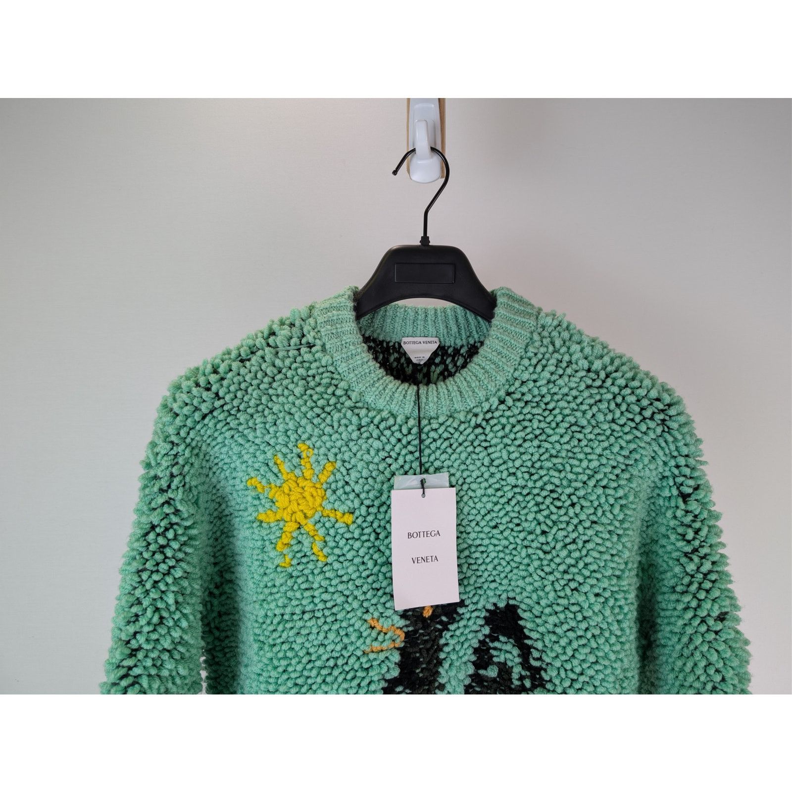 Bottega Veneta o1rshd1 Animal Jacquard Sweater HW Graphic in Siren Size US S / EU 44-46 / 1 - 2 Thumbnail