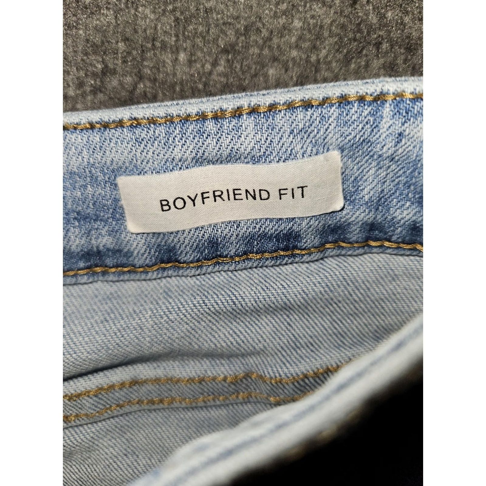 Vintage Judy Blue Jeans Womens Light Wash Boyfriend Fit Distressed Stretch JB8278 7/28 Denim Jeans Women’s Relaxed Straight Leg Size 28" / US 6 / IT 42 - 3 Thumbnail