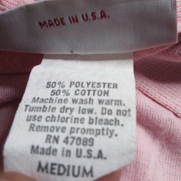 Vintage Vintage Great Northwest Sportswear Striped Polo Shirt Pink Size US M / EU 48-50 / 2 - 4 Thumbnail