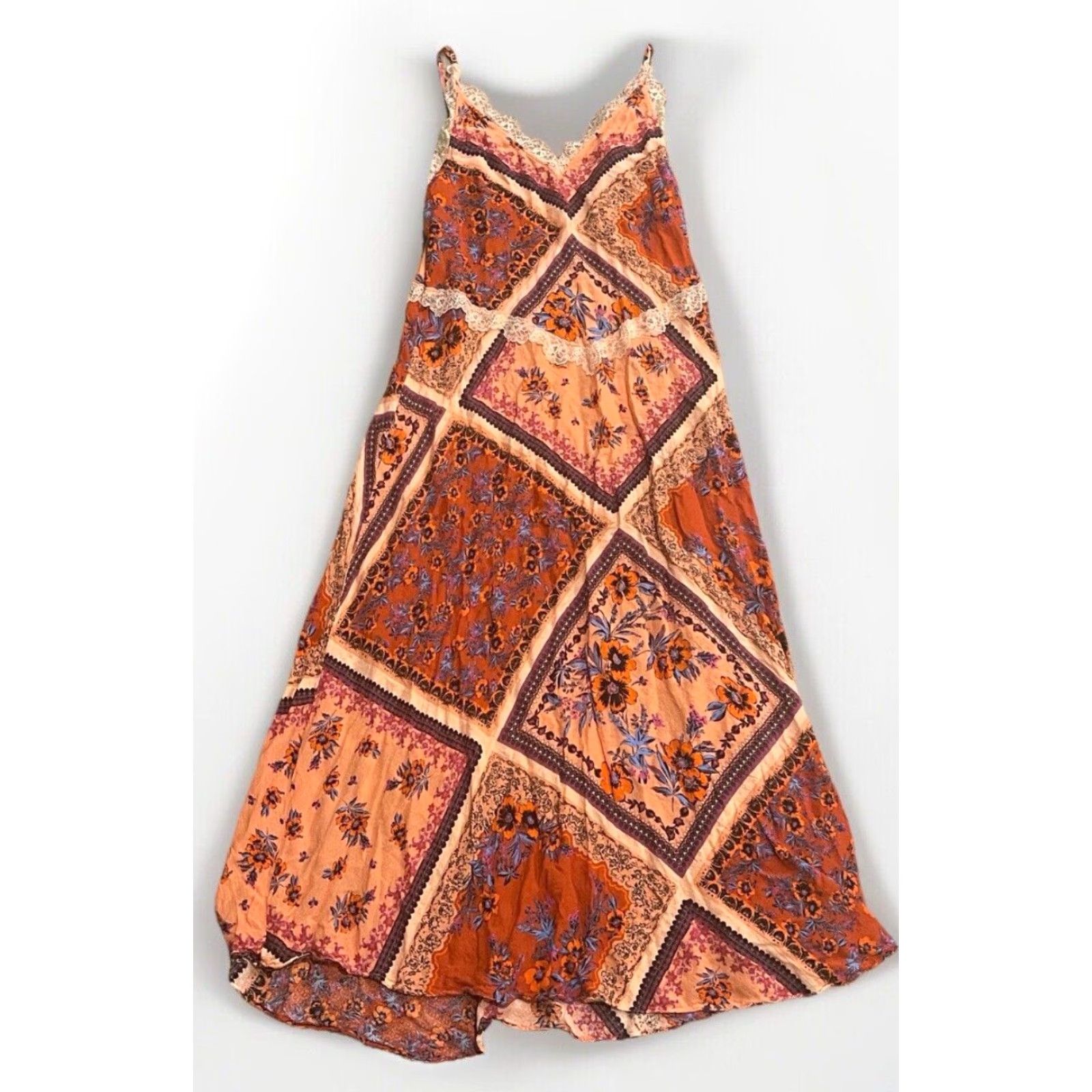 Free People Free People Dress Intimately Stevie Scarf Maxi Boho Lace Trim  Size Medium | Grailed