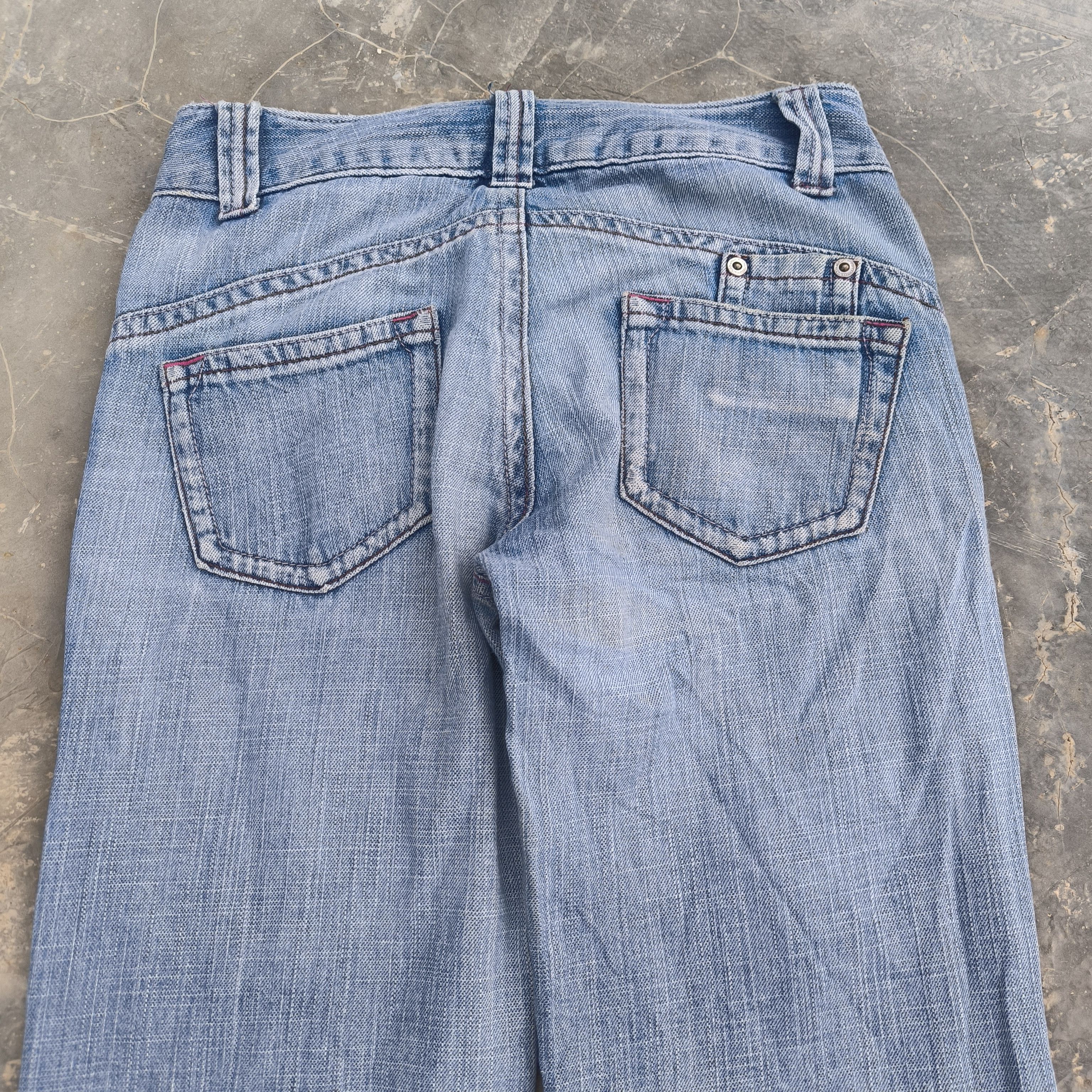 Japanese Brand Bootcut studded jeans camel road Size 28" / US 6 / IT 42 - 6 Thumbnail