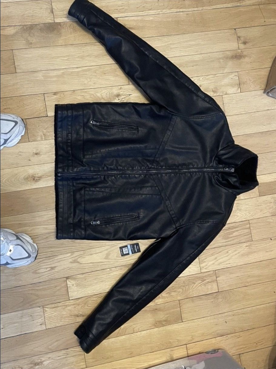Fried Leather Denim Jacket