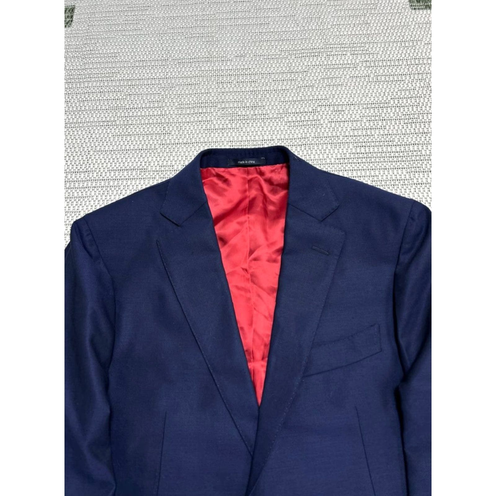 Suitsupply Suitsupply Sienna 2 Piece Suit Set Mens 38 it 38 us Blue Wool Super 130s Solid Modern 2 Piece Dress Suit Mens Size 38R - 3 Thumbnail